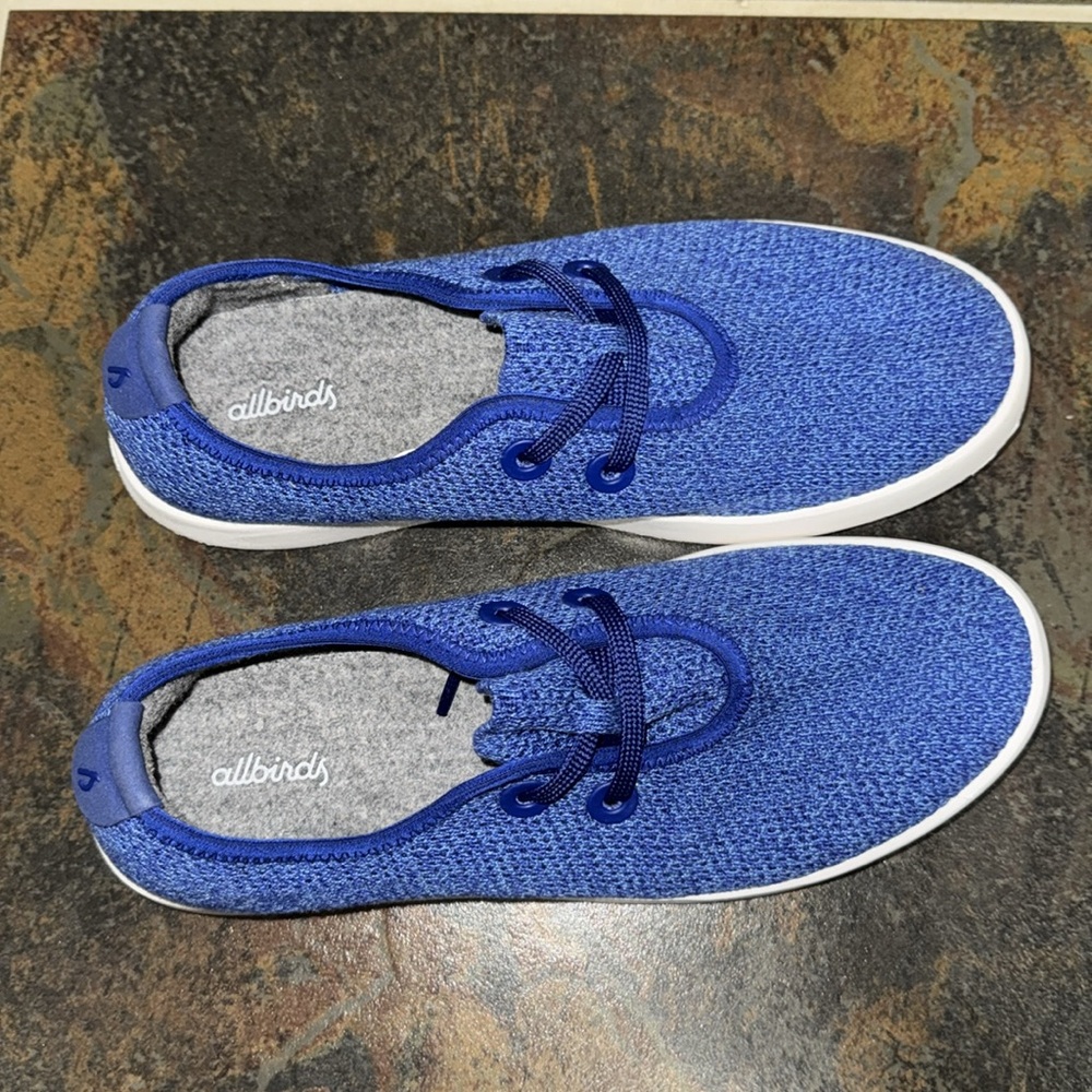 ALLBIRDS Tree Skipper Women's Boat Shoe in Hazy Cobalt Blue, Size 10 - Picture 5 of 7